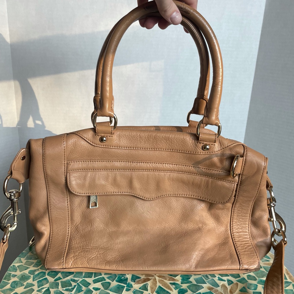 Rebecca Minkoff Mab Mini Leather Satchel In Tawny W/ Dust Bag